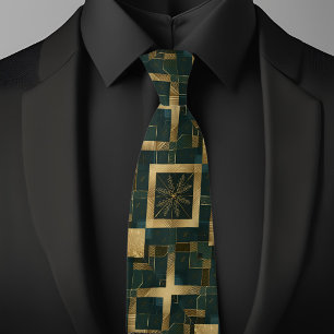 Holiday Geo Pattern Tie