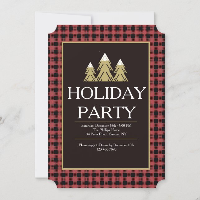 Holiday Get Together Invitation (Front)