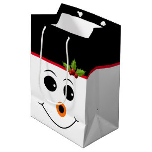 Holiday Gift Bag Snowman