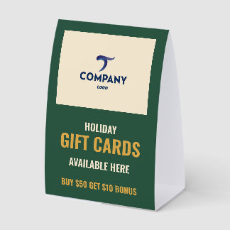 Holiday Gift Cards Available Bonus Company Logo