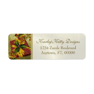 Holiday Gift Return Address Label