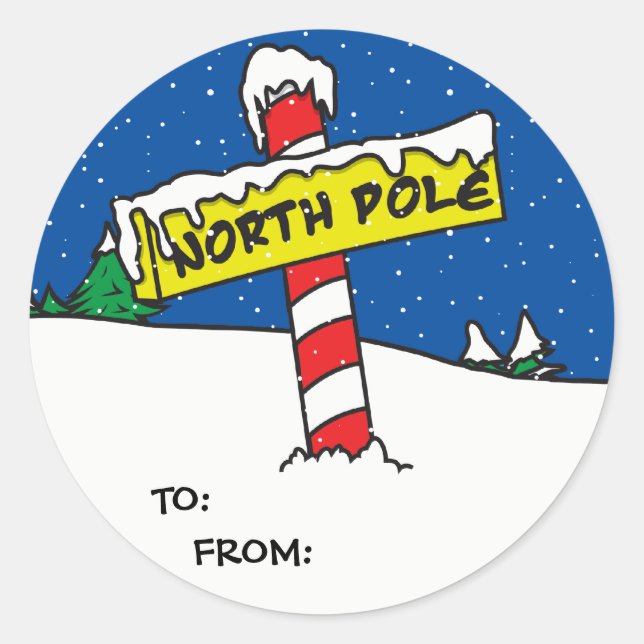 Holiday Gift Stickers (Front)