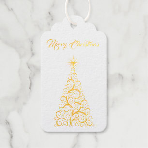 Holiday Gift Tag-Gold Foil Gift Tags