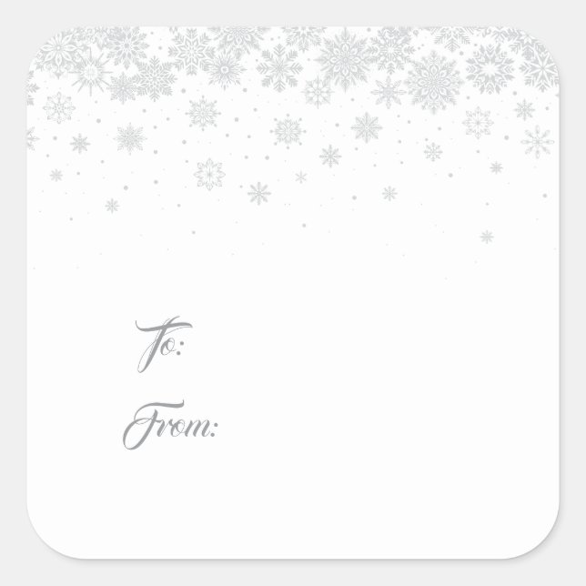 Holiday Gift Tag Stickers (Front)