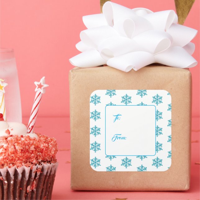 Holiday Gift Tag Stickers (Party)