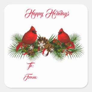 Holiday Gift Tag Stickers