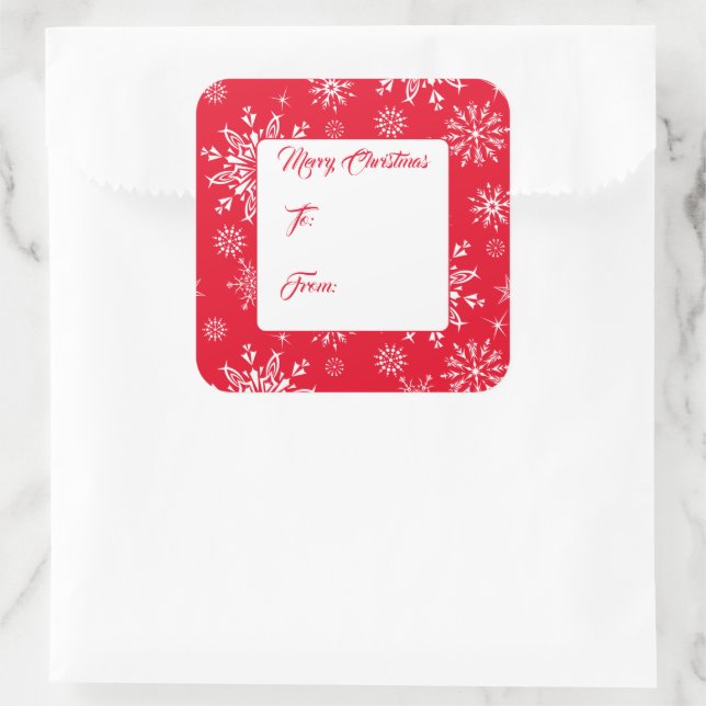 Holiday Gift Tag Stickers (Bag)