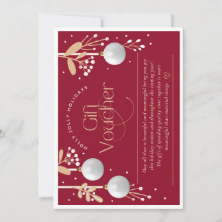 Holiday Gift Voucher 