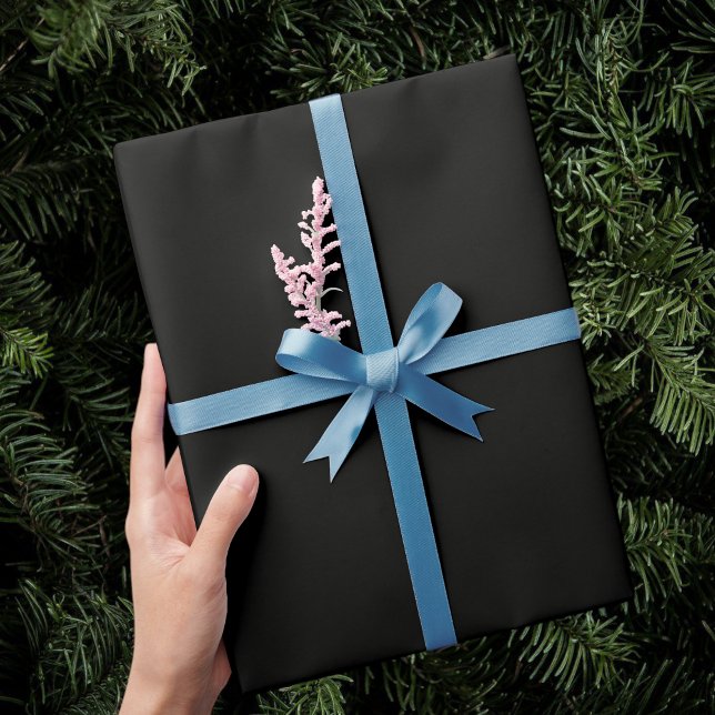 Holiday gift wrapping, black color. wrapping paper (Creator Uploaded)