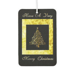 Holiday Gilt Car Air Freshener