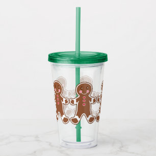 Holiday Gingerbread Beverage Tumbler