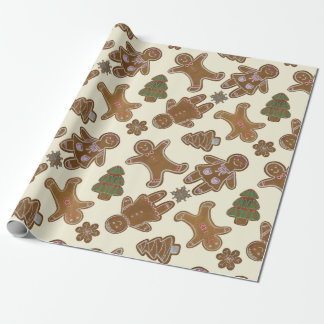 Holiday Gingerbread Collection Wrapping Paper