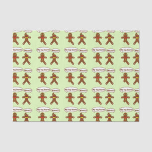 Holiday Gingerbread Humour Tissue Paper