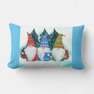 Holiday Gnomes Lumbar Cushion