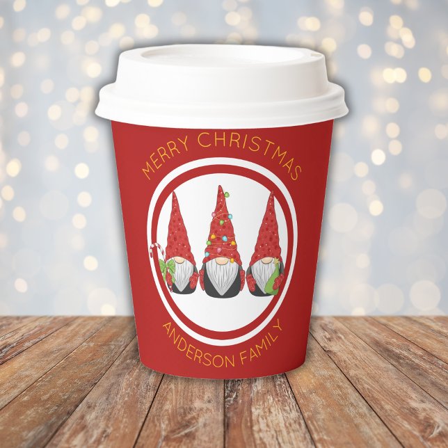 Holiday Gnomes Paper Cups (Creator Uploaded)
