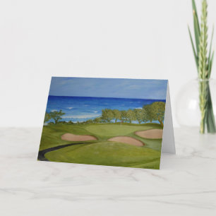 Holiday Golfing Card