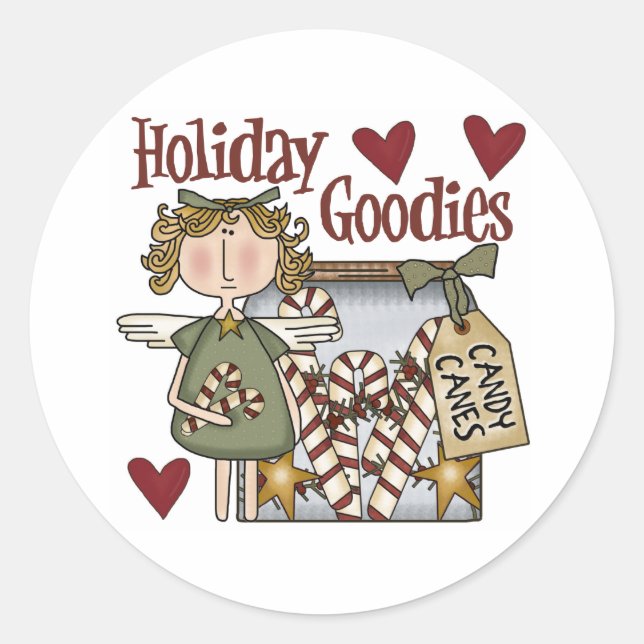 Holiday Goodies Christmas Stickers (Front)
