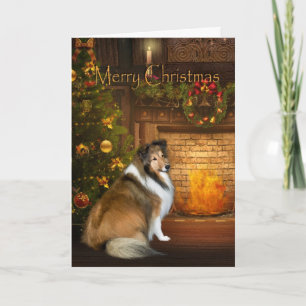 Holiday "Grace" Sheltie Xmas Card