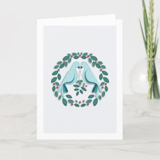 Holiday Greeting Card - Doves