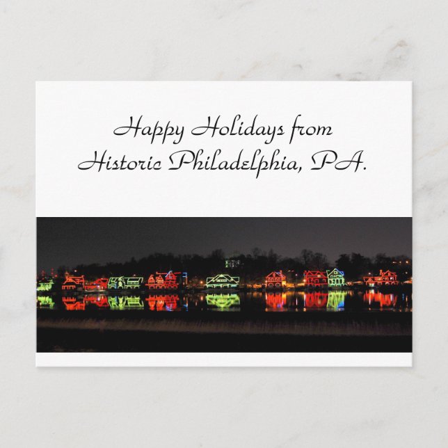 Holiday Greeting Card from Philadelphia (Front)