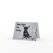 Holiday Greeting Card from The Dog