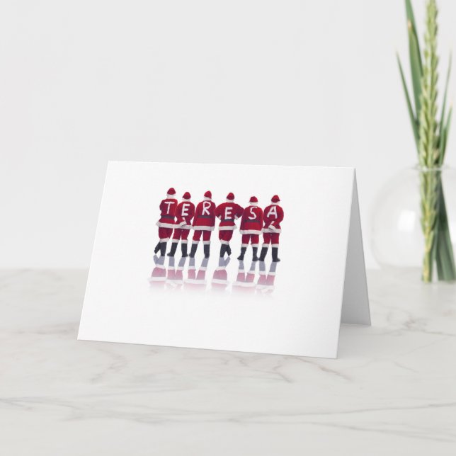 Holiday Greeting Card With Any Name! (Front)