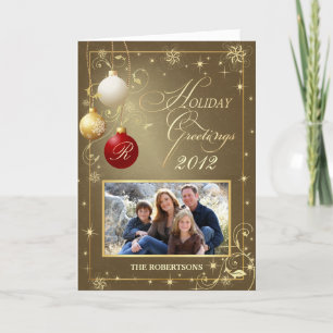 Holiday Greeting Cards - Family Photo Template