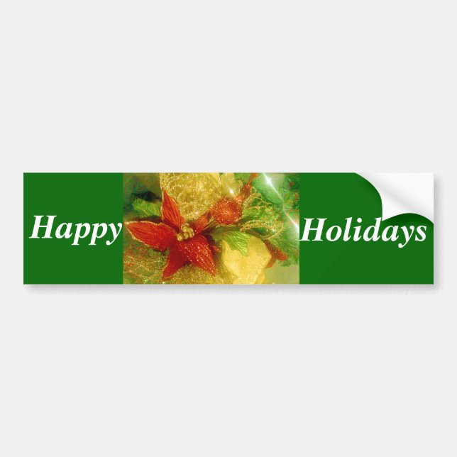 Holiday Greetings_ Bumper Sticker (Front)