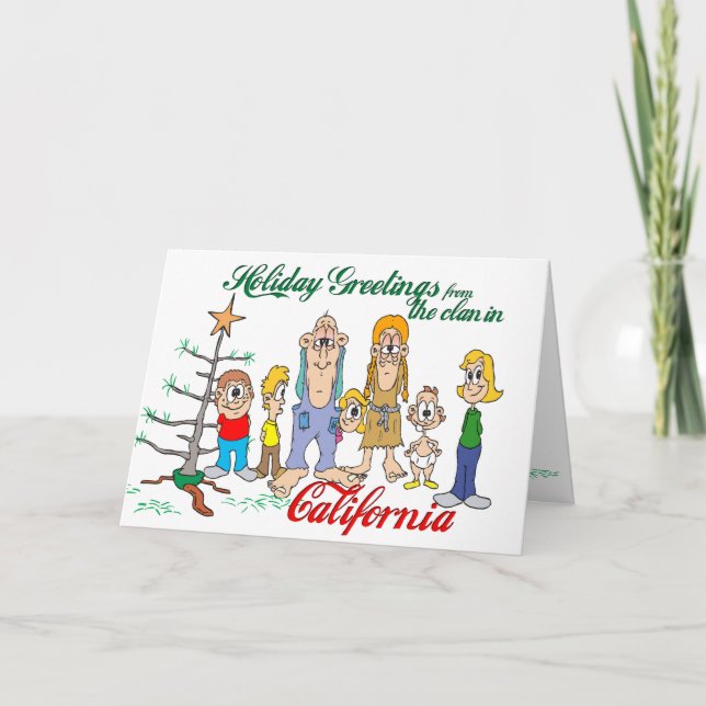 Holiday Greetings from California (Front)