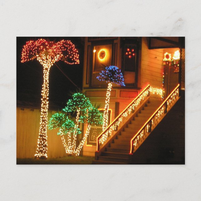 Holiday Greetings from California Postcard (Front)