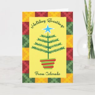 Holiday Greetings From Colorado Card