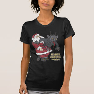 Holiday Greetings from Krampus (and Santa) T-Shirt
