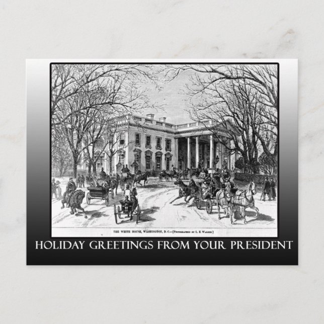 Holiday Greetings From The White House Cards (Front)