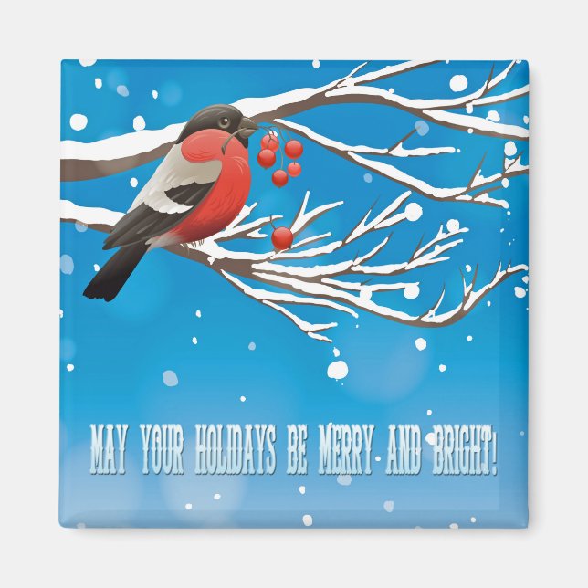 Holiday Greetings Magnet (Front)