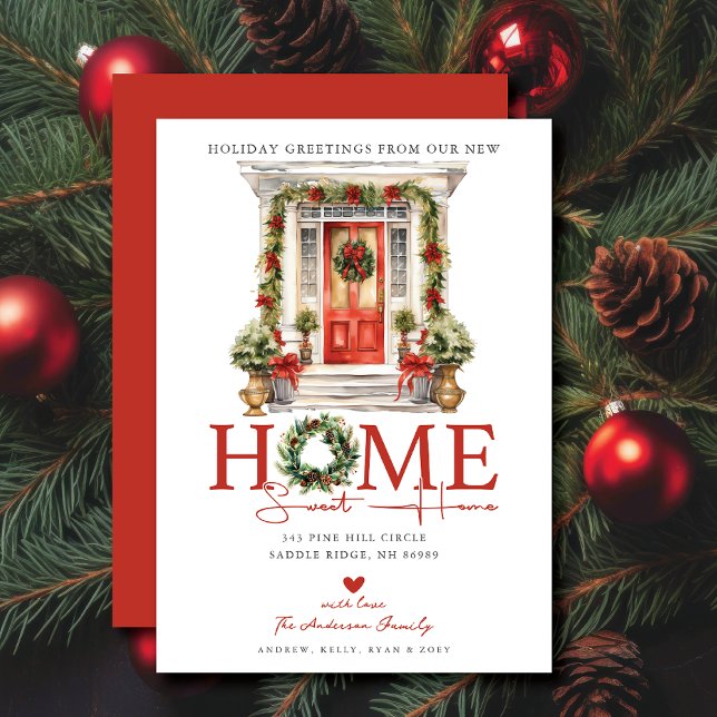 Holiday Greetings New Home Moving Announcement (Creator Uploaded)