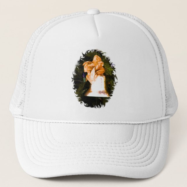 Holiday Greetings_ Trucker Hat (Front)