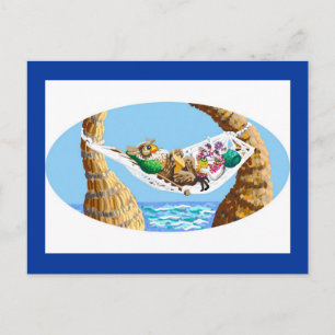 holiday hammock postcard