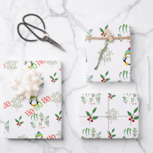 Holiday Happiness Wrapping Paper Sheet