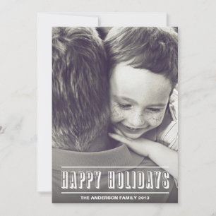 HOLIDAY HEADLINE HOLIDAY PHOTO CARD