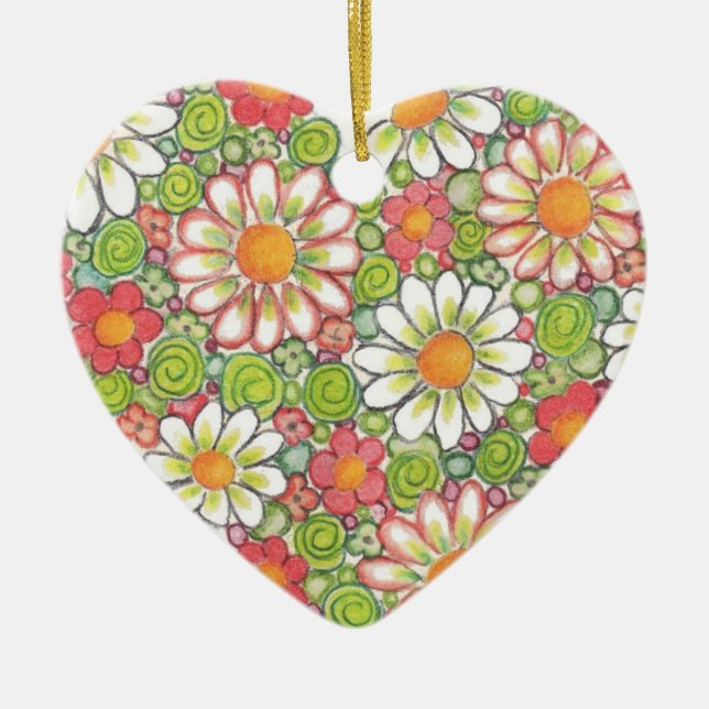 Holiday heart Ornament (Front)