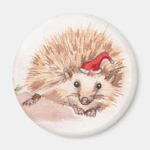 Holiday Hedgehog Magnet