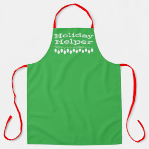Holiday Helper Festive Kitchen Apron