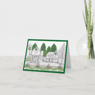 Holiday Hilltop Farm Card