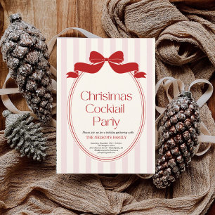 Holiday Holly Christmas Party Card