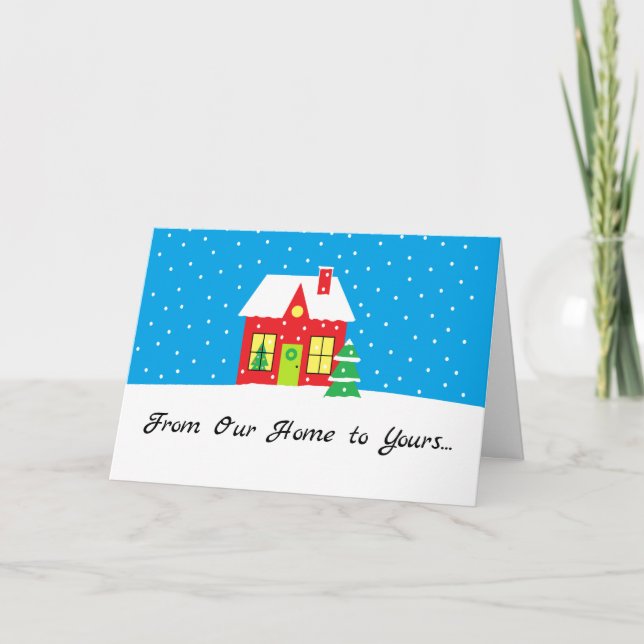 "Holiday Home" Christmas Card (Front)