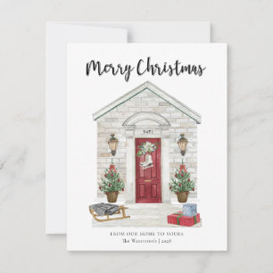 Holiday Home Merry Christmas From Our Home Card