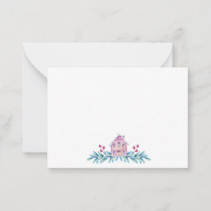 Holiday Home Note Card
