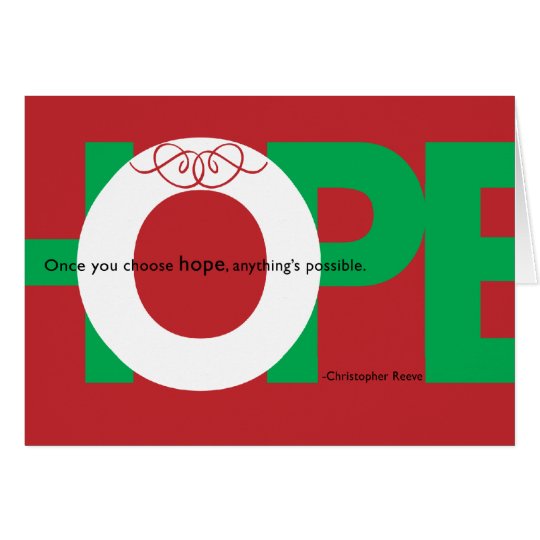 Holiday HOPE card
