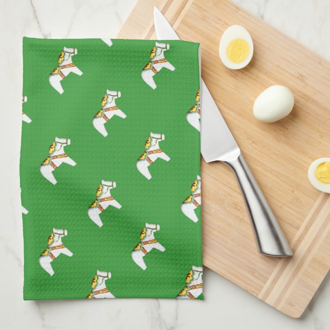 Holiday Horse Towel (Quarter Fold)