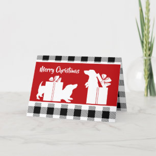 Holiday Hounds Dachshund Christmas Card